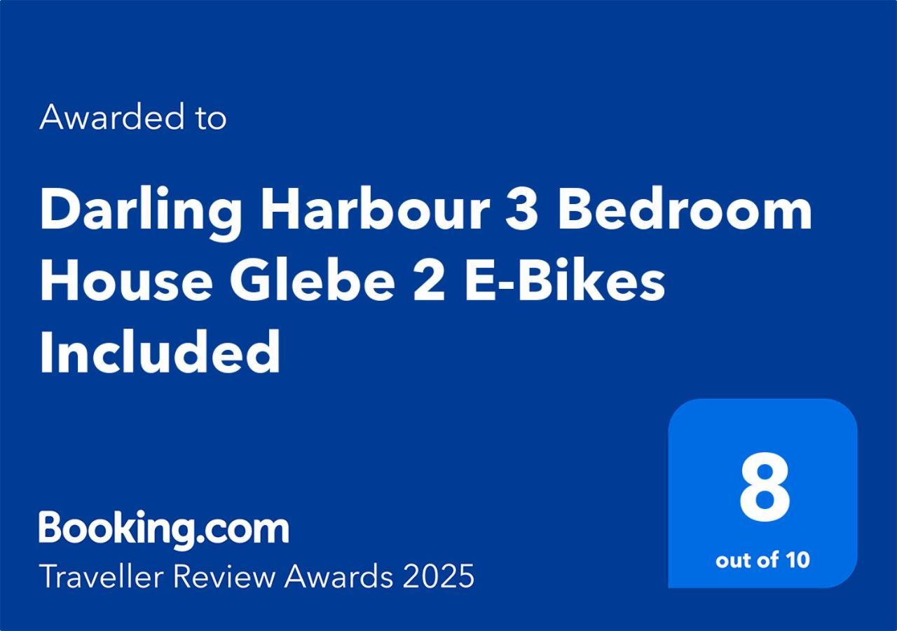 Darling Harbour 3 Bedroom House Glebe 2 E-Bikes Included Sydney Exterior photo